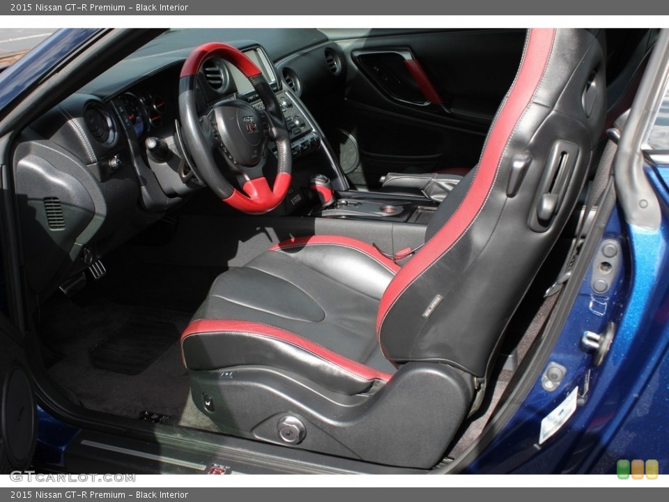 Black 2015 Nissan GT-R Interiors