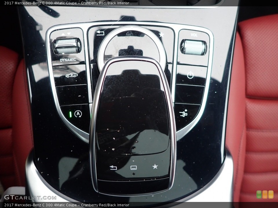 Cranberry Red/Black Interior Transmission for the 2017 Mercedes-Benz C 300 4Matic Coupe #140950477