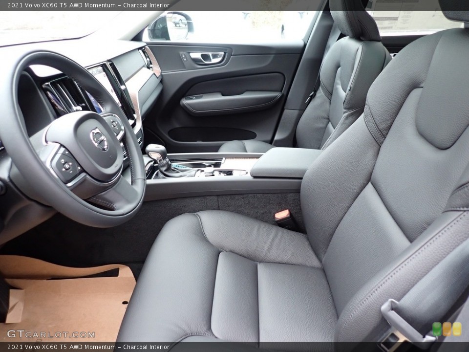 Charcoal Interior Front Seat for the 2021 Volvo XC60 T5 AWD Momentum #140950768