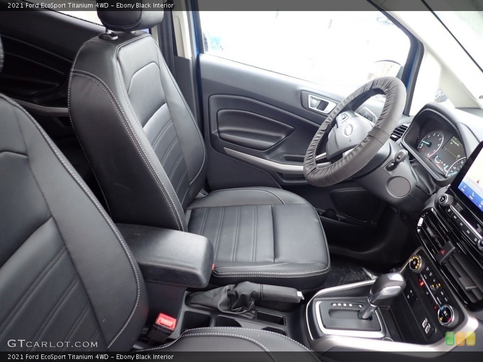 Ebony Black Interior Front Seat for the 2021 Ford EcoSport Titanium 4WD #140951809