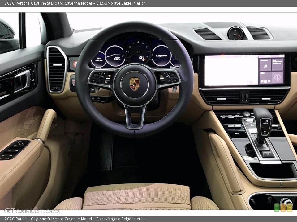 Black/Mojave Beige Interior Dashboard for the 2020 Porsche Cayenne  #140955121