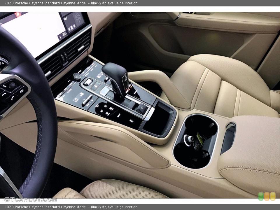 Black/Mojave Beige Interior Controls for the 2020 Porsche Cayenne  #140955199