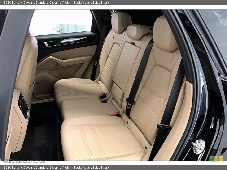 Black/Mojave Beige Interior Rear Seat for the 2020 Porsche Cayenne  #140955217