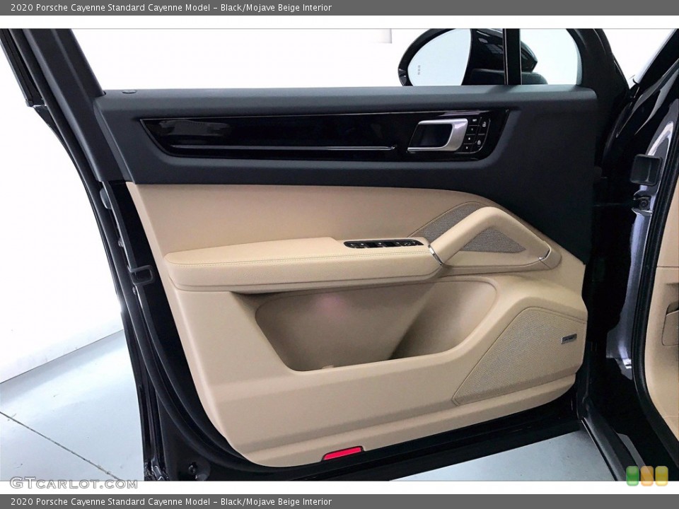 Black/Mojave Beige Interior Door Panel for the 2020 Porsche Cayenne  #140955253