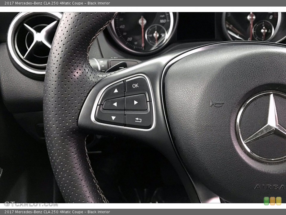 Black Interior Steering Wheel for the 2017 Mercedes-Benz CLA 250 4Matic Coupe #140955730