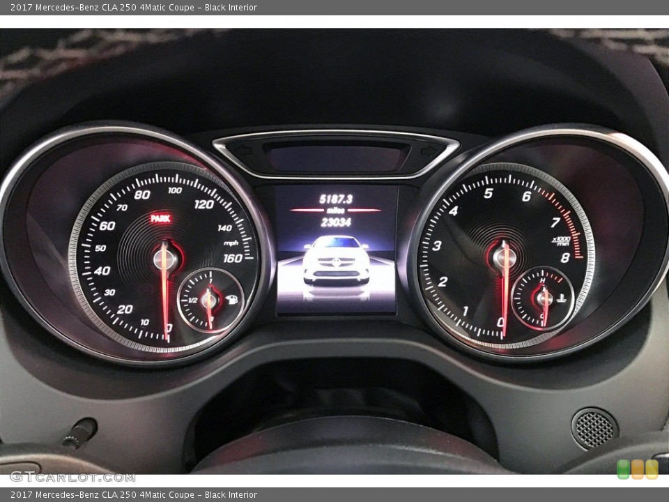 Black Interior Gauges for the 2017 Mercedes-Benz CLA 250 4Matic Coupe #140955736