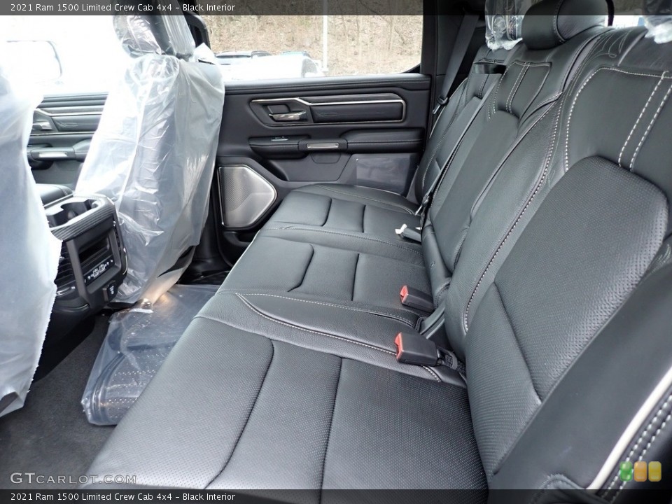 Black Interior Rear Seat for the 2021 Ram 1500 Limited Crew Cab 4x4 #140956769