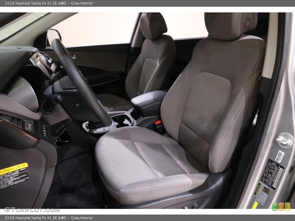 Gray Interior Front Seat for the 2019 Hyundai Santa Fe XL SE AWD #140957026