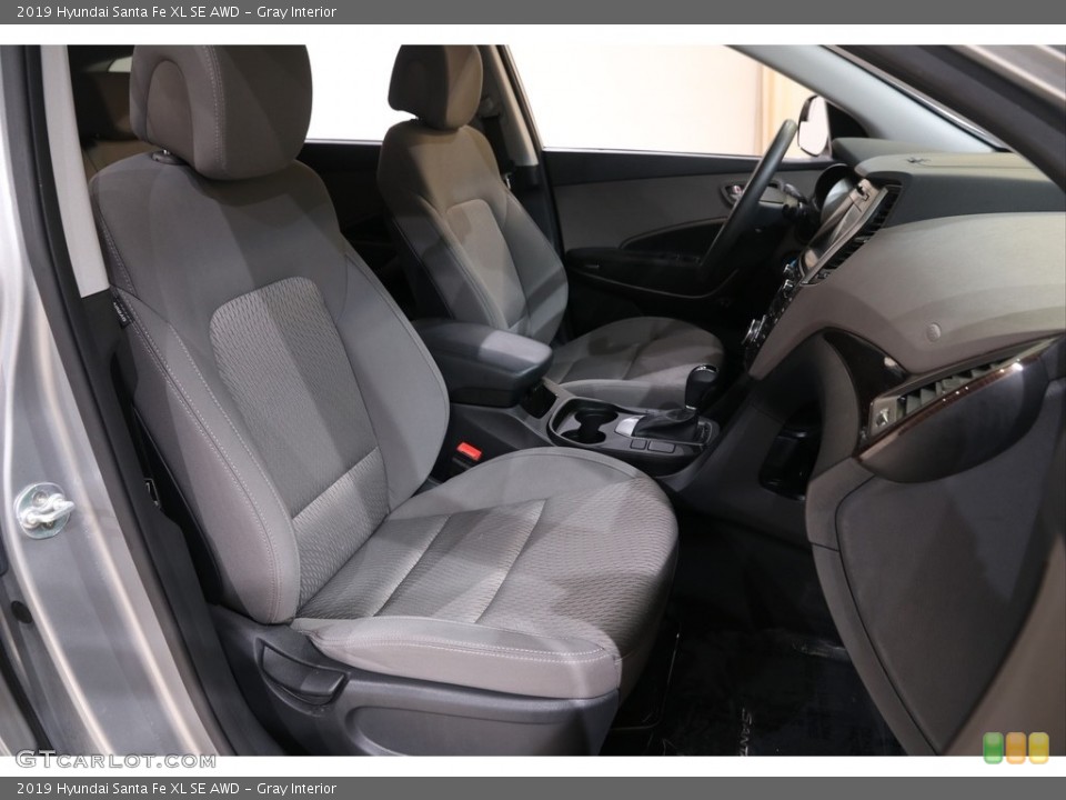 Gray 2019 Hyundai Santa Fe XL Interiors