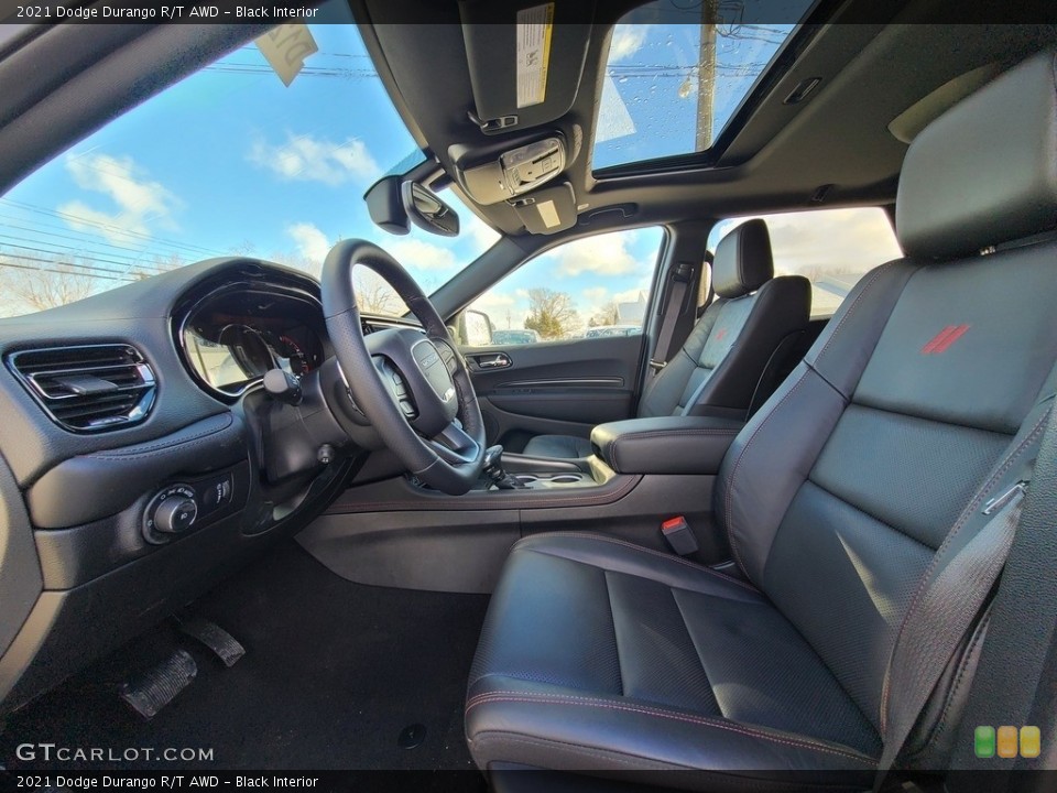 Black Interior Photo for the 2021 Dodge Durango R/T AWD #140962019