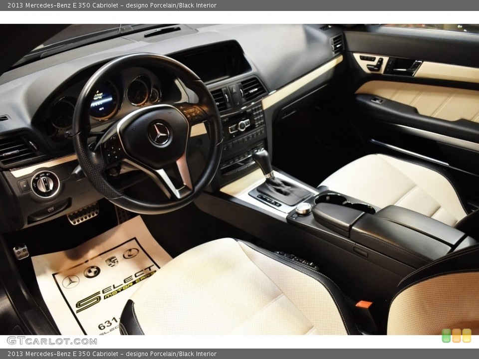 designo Porcelain/Black Interior Photo for the 2013 Mercedes-Benz E 350 Cabriolet #140964722