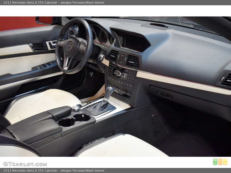 designo Porcelain/Black Interior Dashboard for the 2013 Mercedes-Benz E 350 Cabriolet #140964815