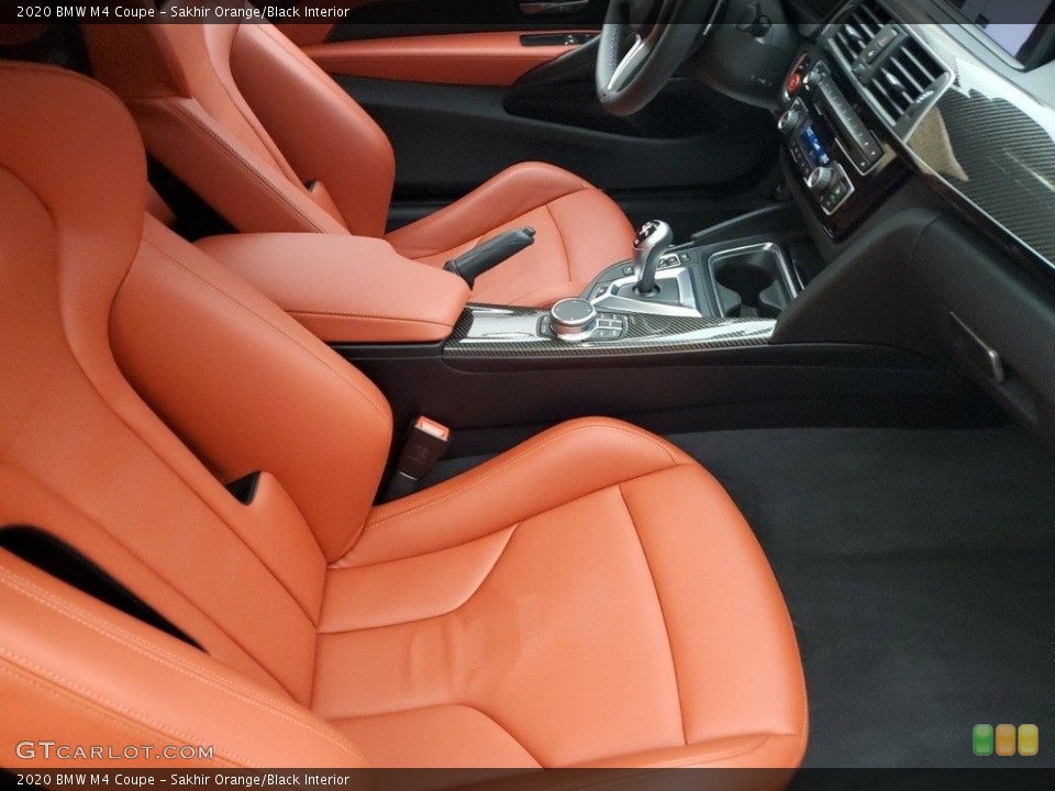 Sakhir Orange/Black Interior Front Seat for the 2020 BMW M4 Coupe #140965124