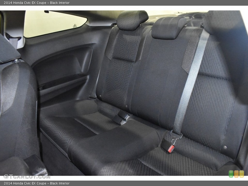 Black Interior Rear Seat for the 2014 Honda Civic EX Coupe #140965505