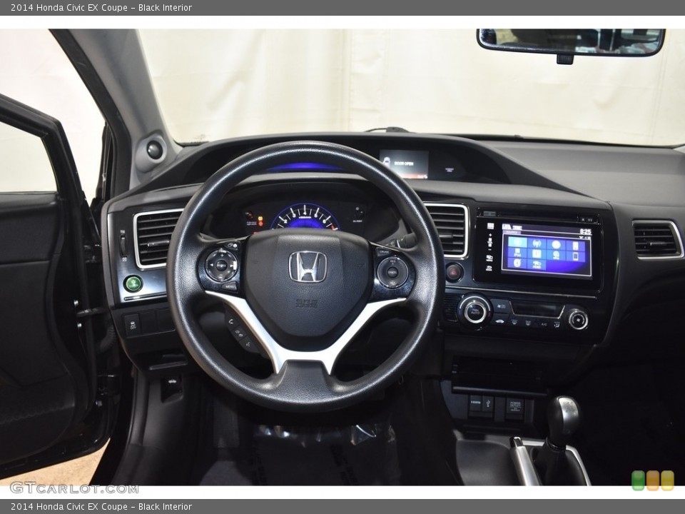 Black Interior Dashboard for the 2014 Honda Civic EX Coupe #140965562