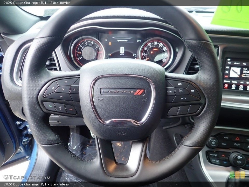 Black Interior Steering Wheel for the 2020 Dodge Challenger R/T #140966744