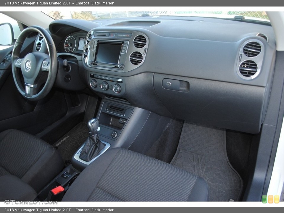 Charcoal Black Interior Dashboard for the 2018 Volkswagen Tiguan Limited 2.0T #140967035