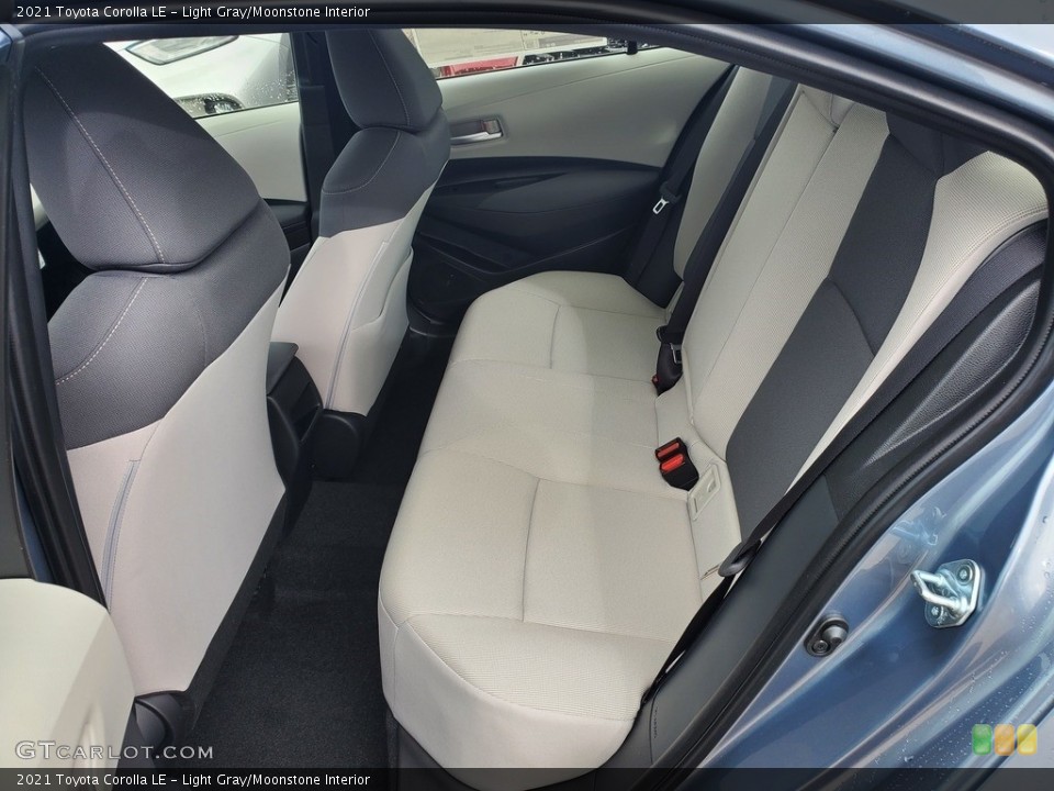 Light Gray/Moonstone Interior Rear Seat for the 2021 Toyota Corolla LE #140970095