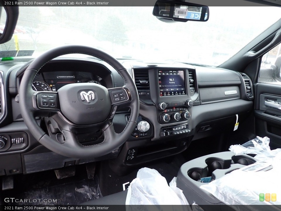 Black Interior Dashboard for the 2021 Ram 2500 Power Wagon Crew Cab 4x4 #140970723