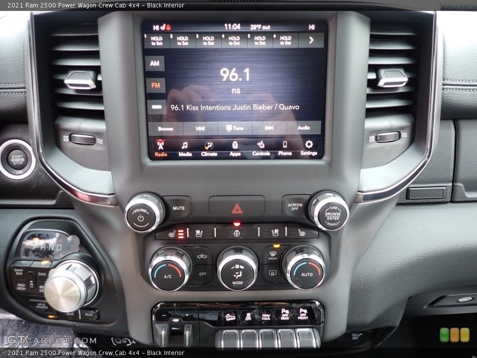 Black Interior Controls for the 2021 Ram 2500 Power Wagon Crew Cab 4x4 #140970782