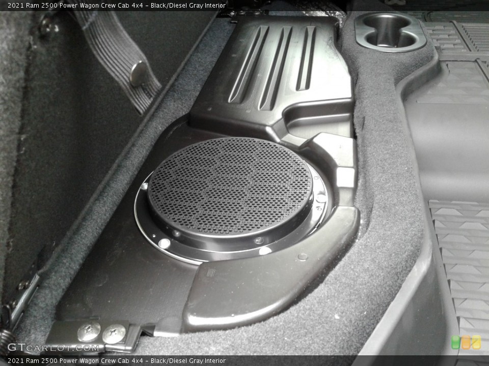 Black/Diesel Gray Interior Audio System for the 2021 Ram 2500 Power Wagon Crew Cab 4x4 #140972174