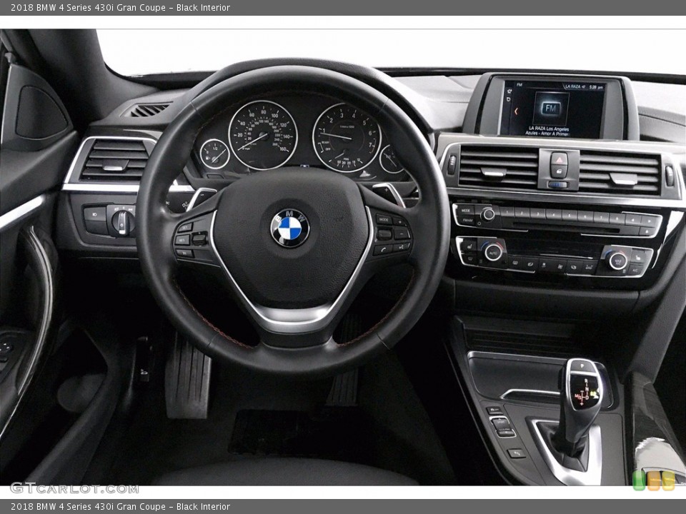 Black Interior Dashboard for the 2018 BMW 4 Series 430i Gran Coupe #140972782
