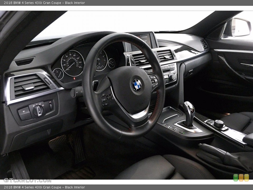 Black Interior Dashboard for the 2018 BMW 4 Series 430i Gran Coupe #140973247