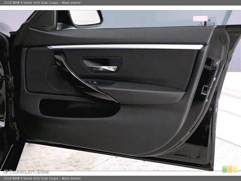 Black Interior Door Panel for the 2018 BMW 4 Series 430i Gran Coupe #140973328