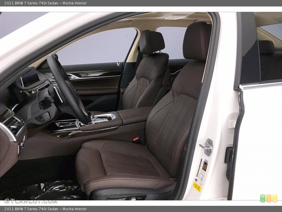 Mocha Interior Front Seat for the 2021 BMW 7 Series 740i Sedan #140974414