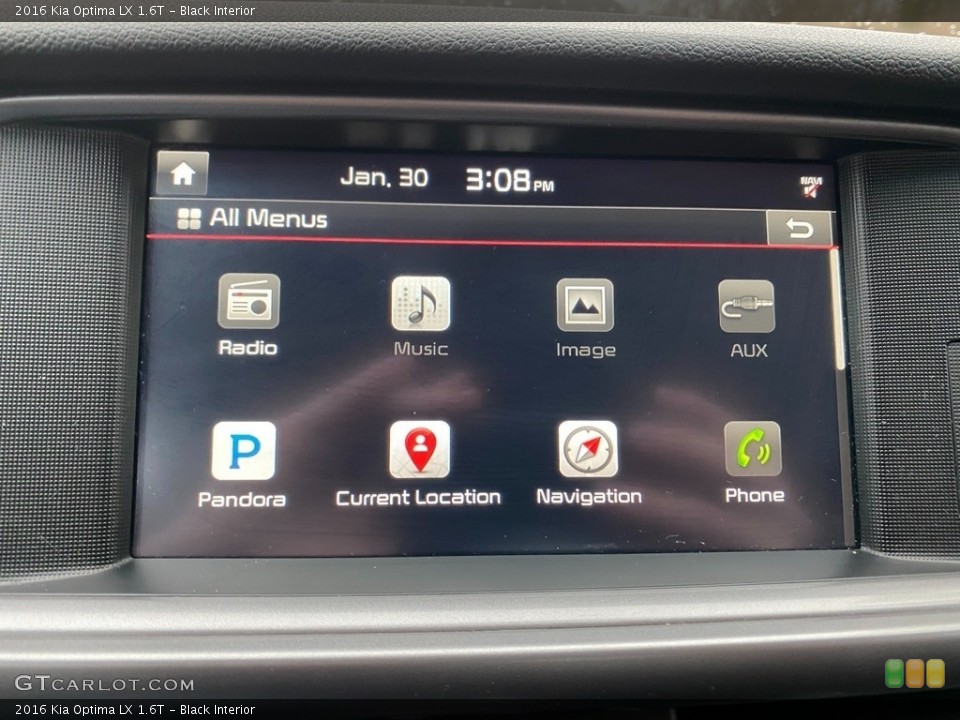 Black Interior Controls for the 2016 Kia Optima LX 1.6T #140974429