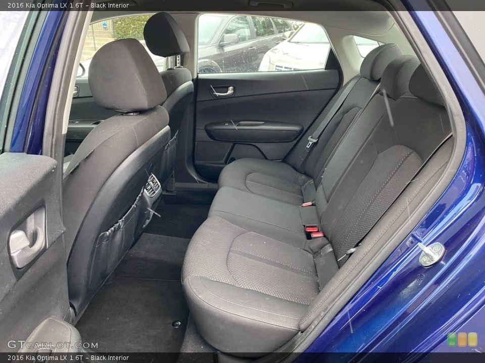 Black Interior Rear Seat for the 2016 Kia Optima LX 1.6T #140974564