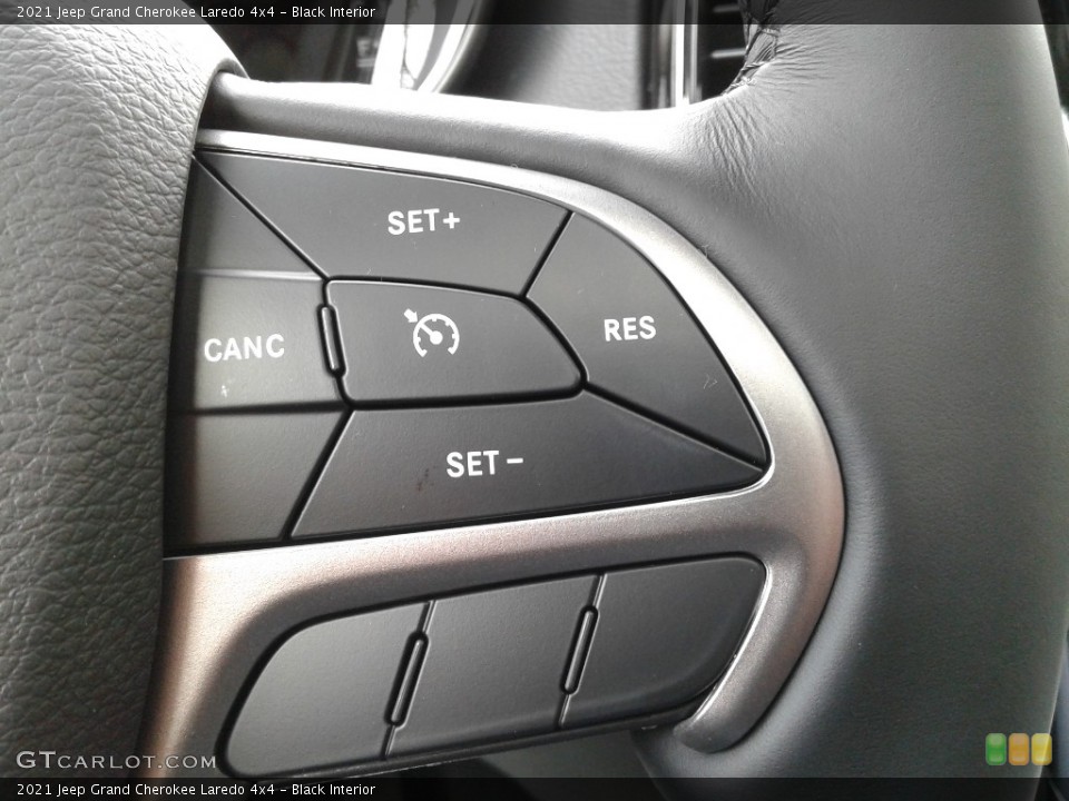 Black Interior Steering Wheel for the 2021 Jeep Grand Cherokee Laredo 4x4 #140976223