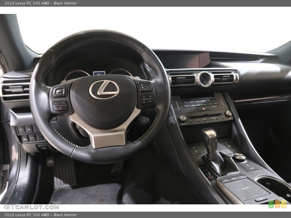 Black Interior Dashboard for the 2019 Lexus RC 300 AWD #140979331