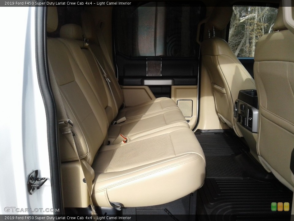 Light Camel Interior Rear Seat for the 2019 Ford F450 Super Duty Lariat Crew Cab 4x4 #140981353