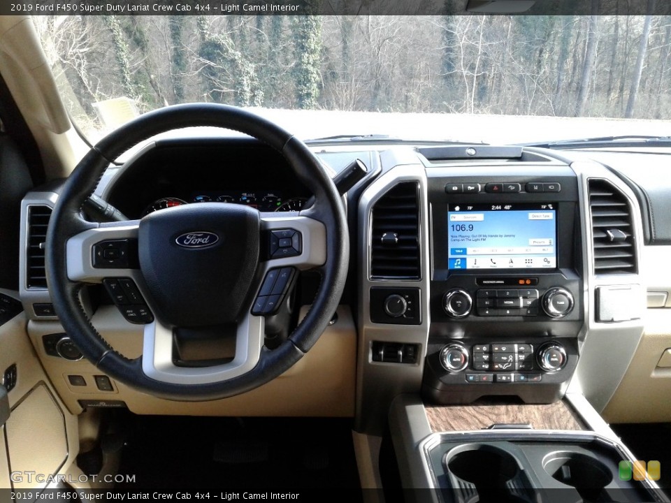Light Camel Interior Dashboard for the 2019 Ford F450 Super Duty Lariat Crew Cab 4x4 #140981437