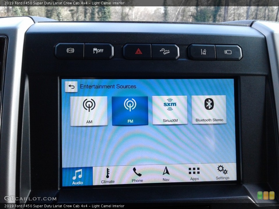 Light Camel Interior Controls for the 2019 Ford F450 Super Duty Lariat Crew Cab 4x4 #140981566