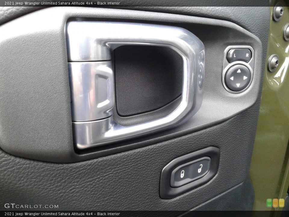 Black Interior Controls for the 2021 Jeep Wrangler Unlimited Sahara Altitude 4x4 #140982208