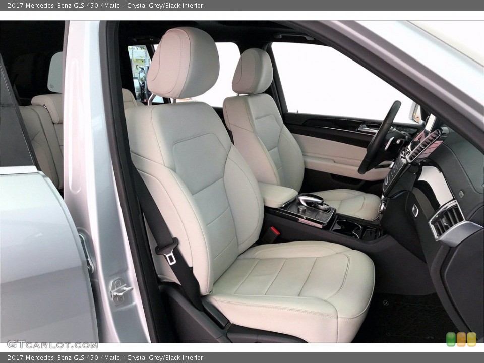Crystal Grey/Black Interior Front Seat for the 2017 Mercedes-Benz GLS 450 4Matic #140983759
