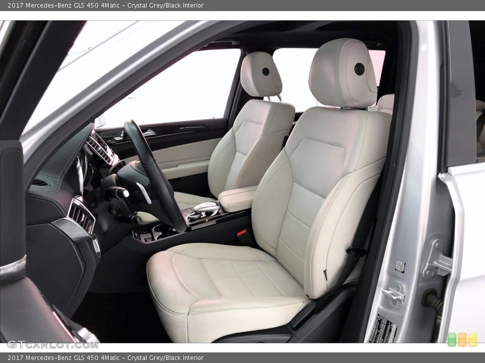 Crystal Grey/Black Interior Front Seat for the 2017 Mercedes-Benz GLS 450 4Matic #140984083
