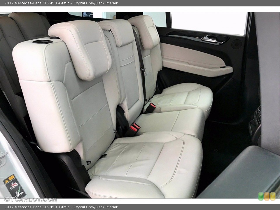 Crystal Grey/Black Interior Rear Seat for the 2017 Mercedes-Benz GLS 450 4Matic #140984104