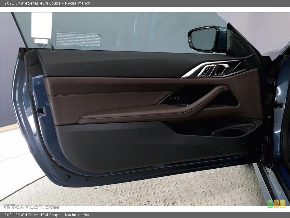 Mocha Interior Door Panel for the 2021 BMW 4 Series 430i Coupe #140984295