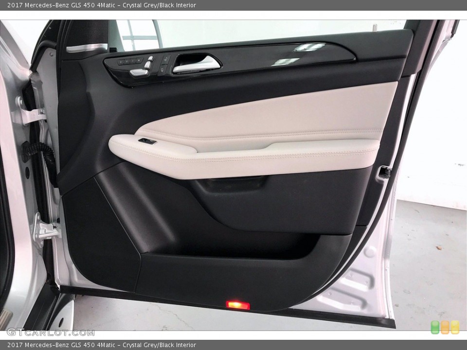 Crystal Grey/Black Interior Door Panel for the 2017 Mercedes-Benz GLS 450 4Matic #140984302