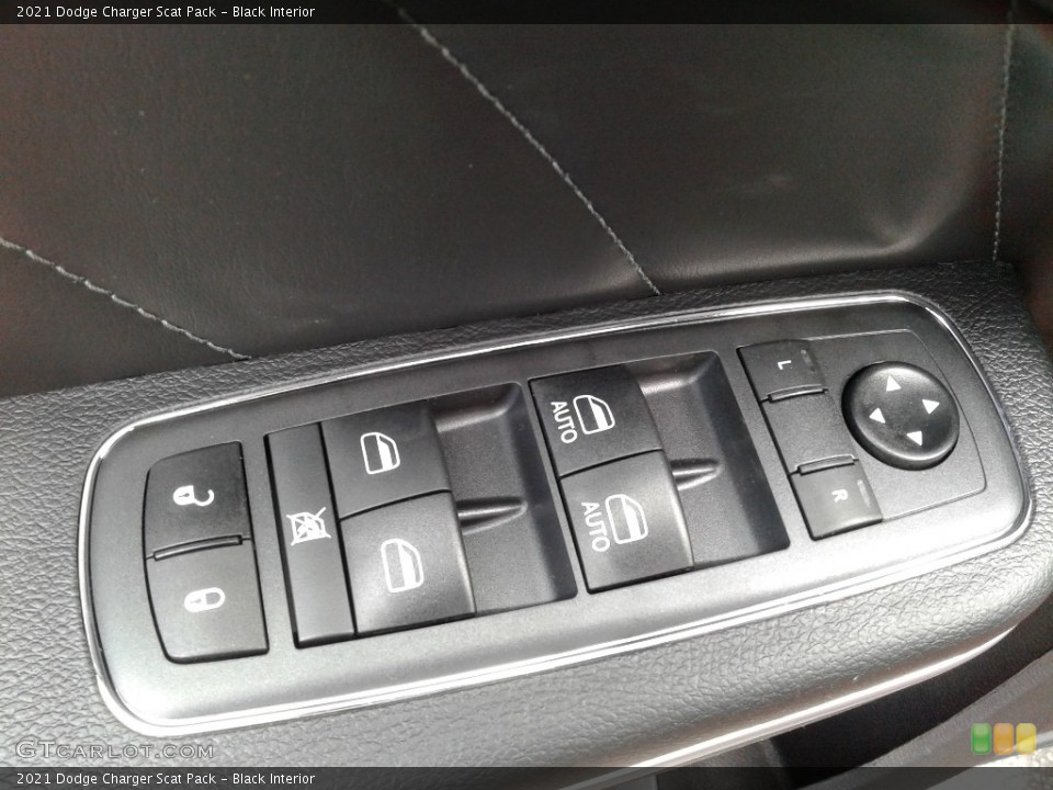 Black Interior Controls for the 2021 Dodge Charger Scat Pack #140984572