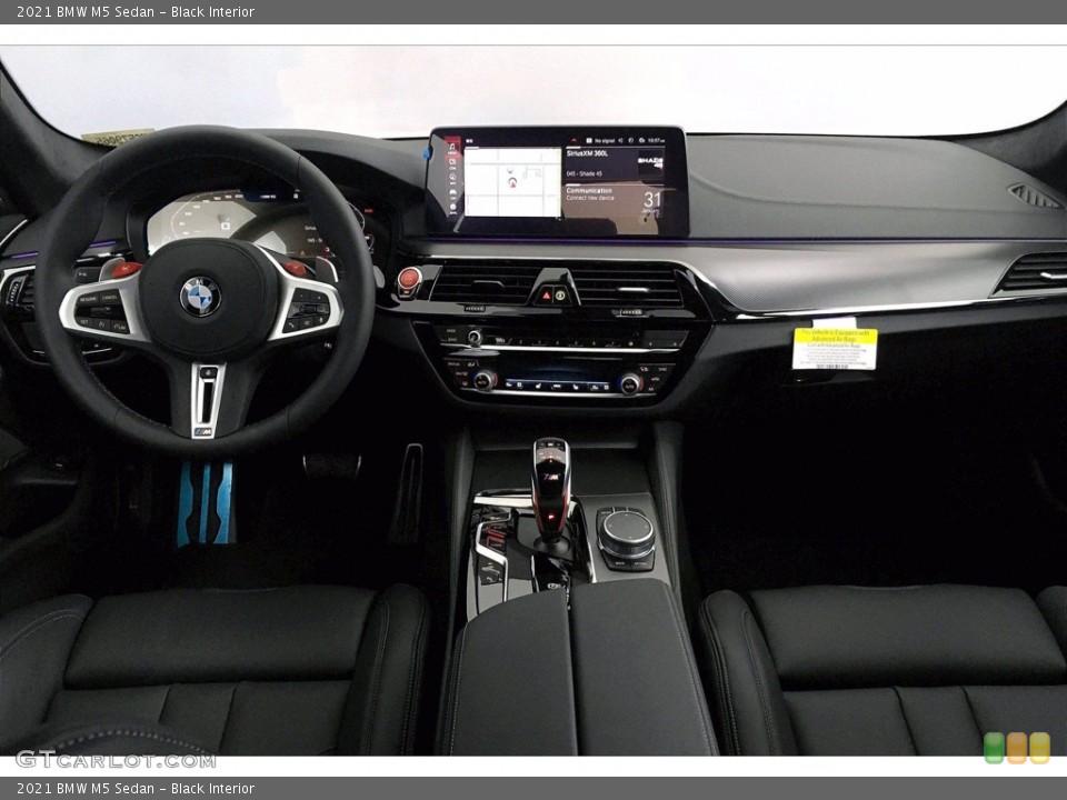 Black Interior Dashboard for the 2021 BMW M5 Sedan #140984893
