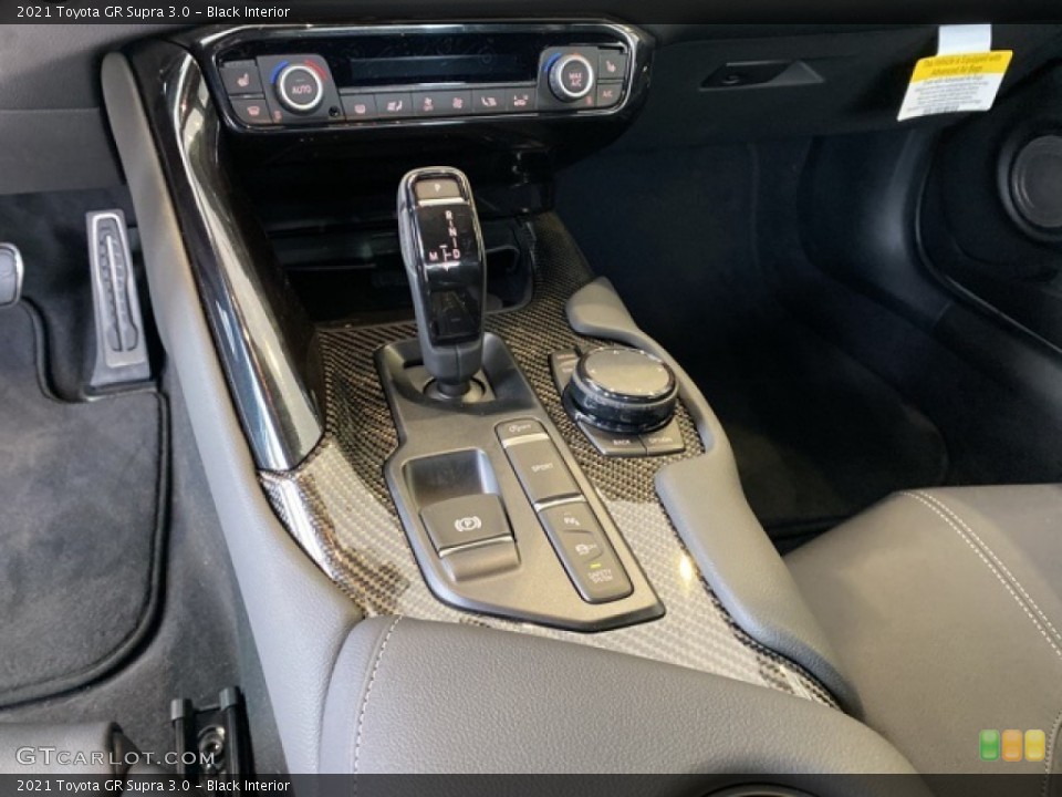 Black Interior Controls for the 2021 Toyota GR Supra 3.0 #140985031