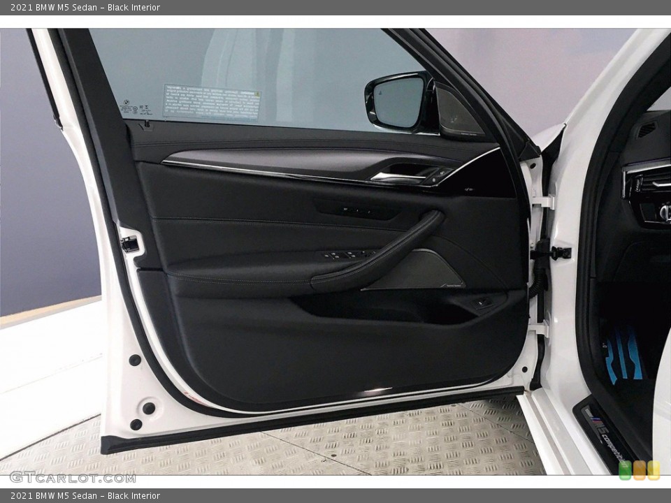 Black Interior Door Panel for the 2021 BMW M5 Sedan #140985069