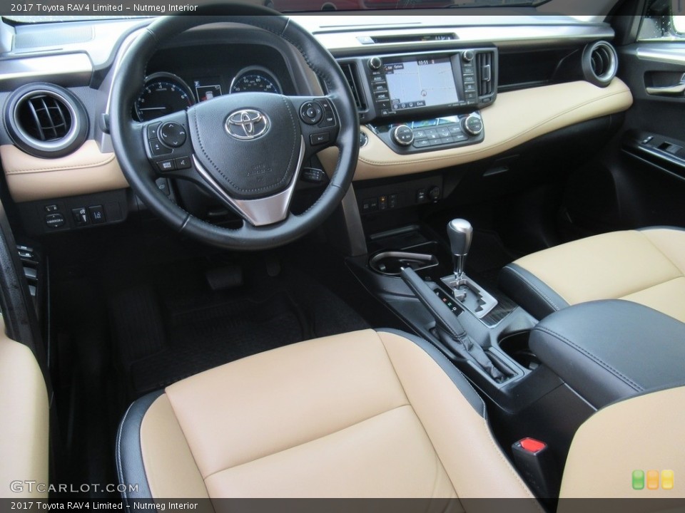 Nutmeg Interior Photo for the 2017 Toyota RAV4 Limited #140985172