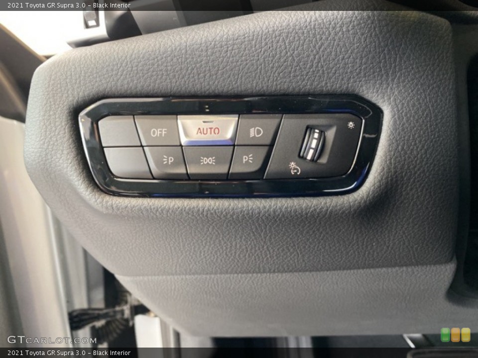 Black Interior Controls for the 2021 Toyota GR Supra 3.0 #140985249