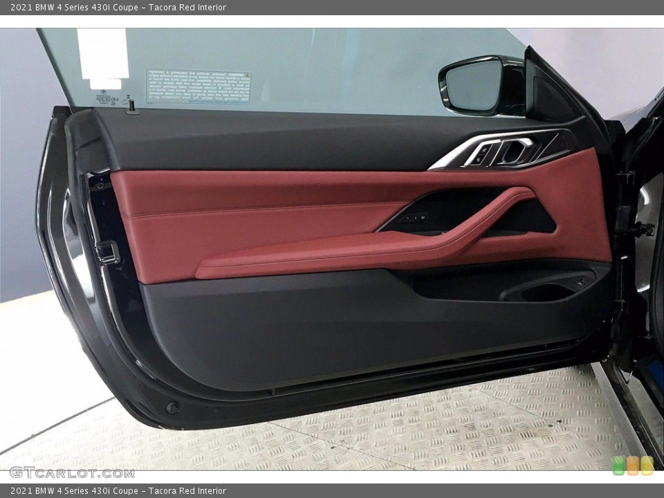 Tacora Red Interior Door Panel for the 2021 BMW 4 Series 430i Coupe #140985406