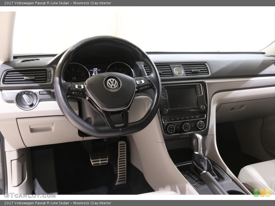 Moonrock Gray Interior Dashboard for the 2017 Volkswagen Passat R-Line Sedan #140987799